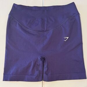 Gymshark Women's High-Waist Deep Purple Gym Shorts